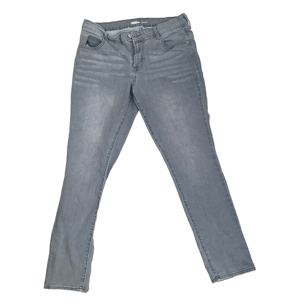Old Navy Jeans Womens 12 Light Gray Super Skinny